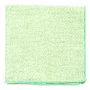 Solid Pastel Lime Pocket Square
