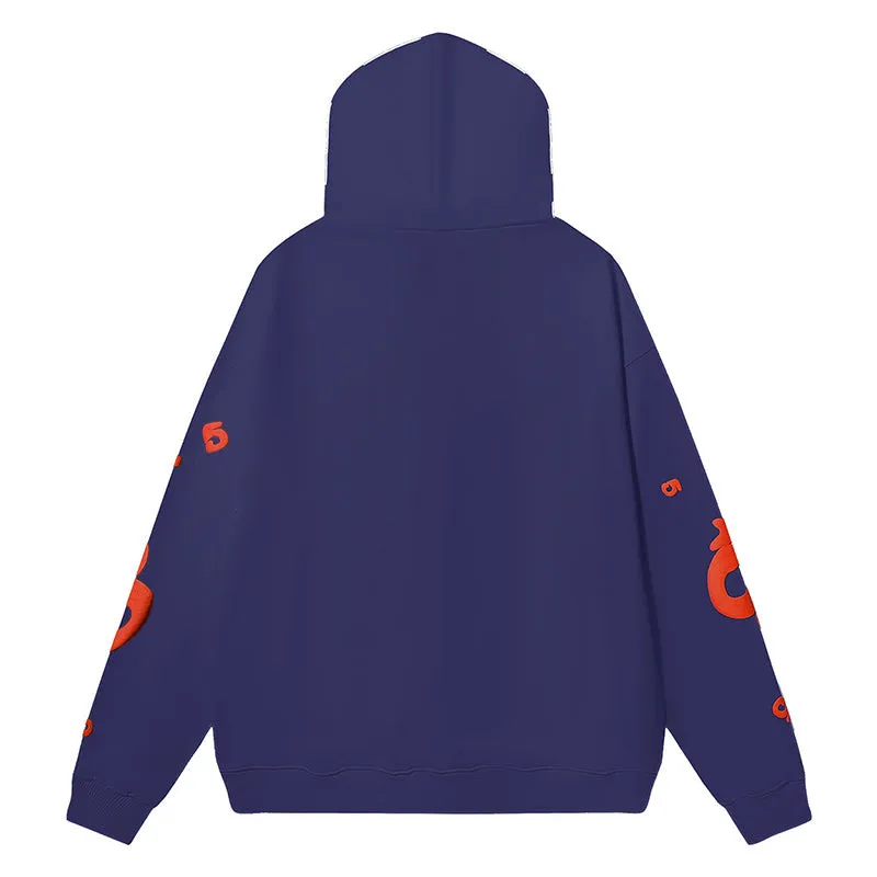 Sp5der Beluga Logo Printed Hoodie
