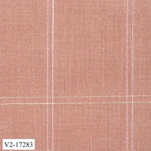 Squash Orange with White Windowpane Suit