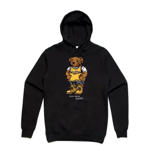 Streetwear on Demand BIGGIE BADBOY BEAR HOODIE BLACK