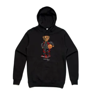 Streetwear on Demand MJ BEAR HOODIE BLACK