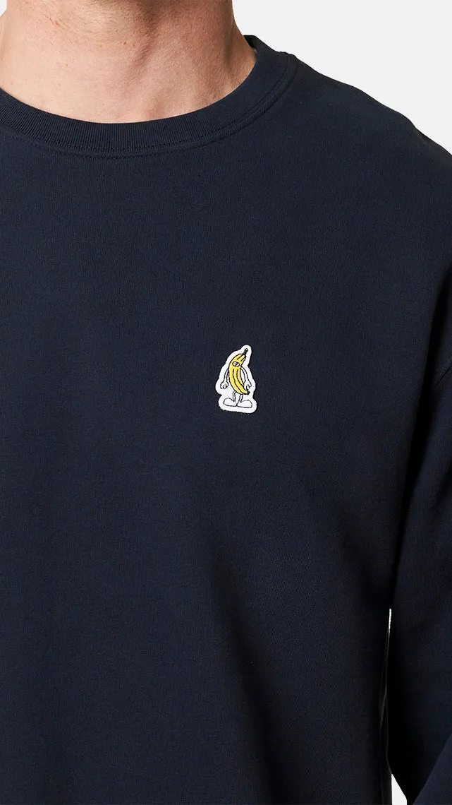 SUDADERA BANANA AZUL MARINO