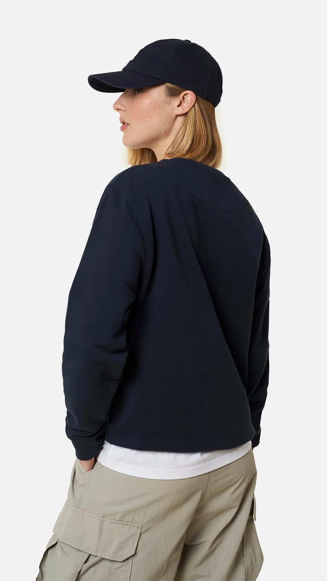 SUDADERA BANANA AZUL MARINO