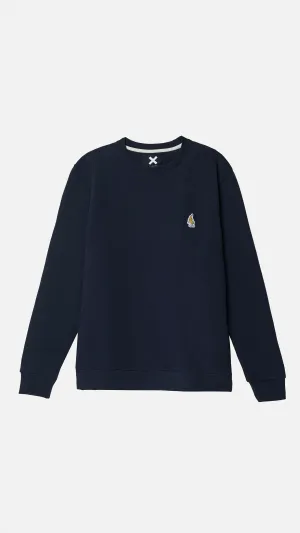 SUDADERA BANANA AZUL MARINO