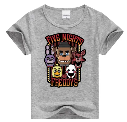 T-shirt Five Nights at Freddy's boys clothing Short Sleeve
