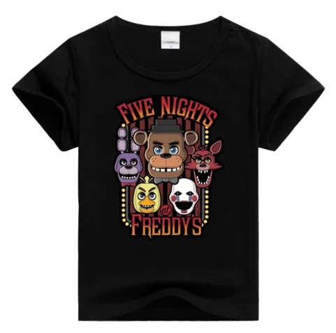 T-shirt Five Nights at Freddy's boys clothing Short Sleeve