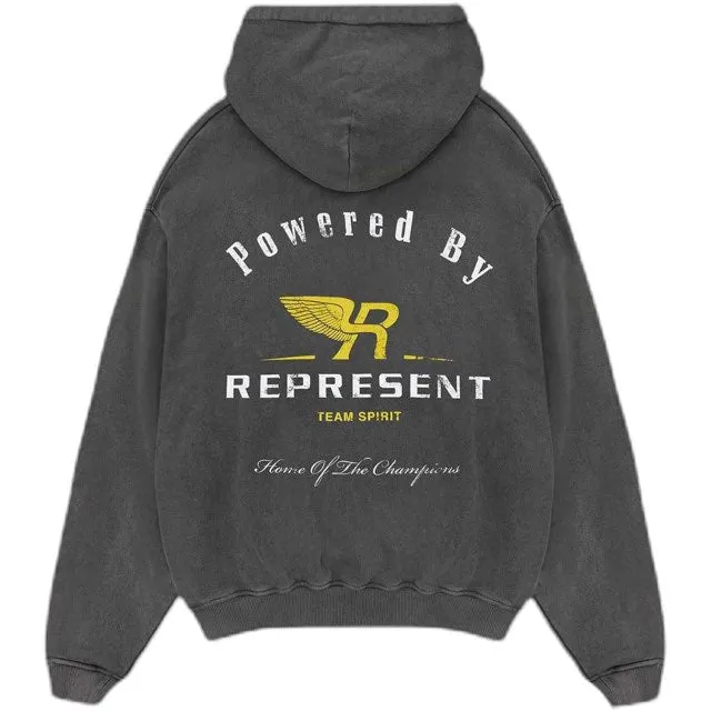 Team Spirit Hoodie - Vintage Grey
