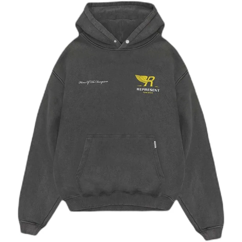 Team Spirit Hoodie - Vintage Grey