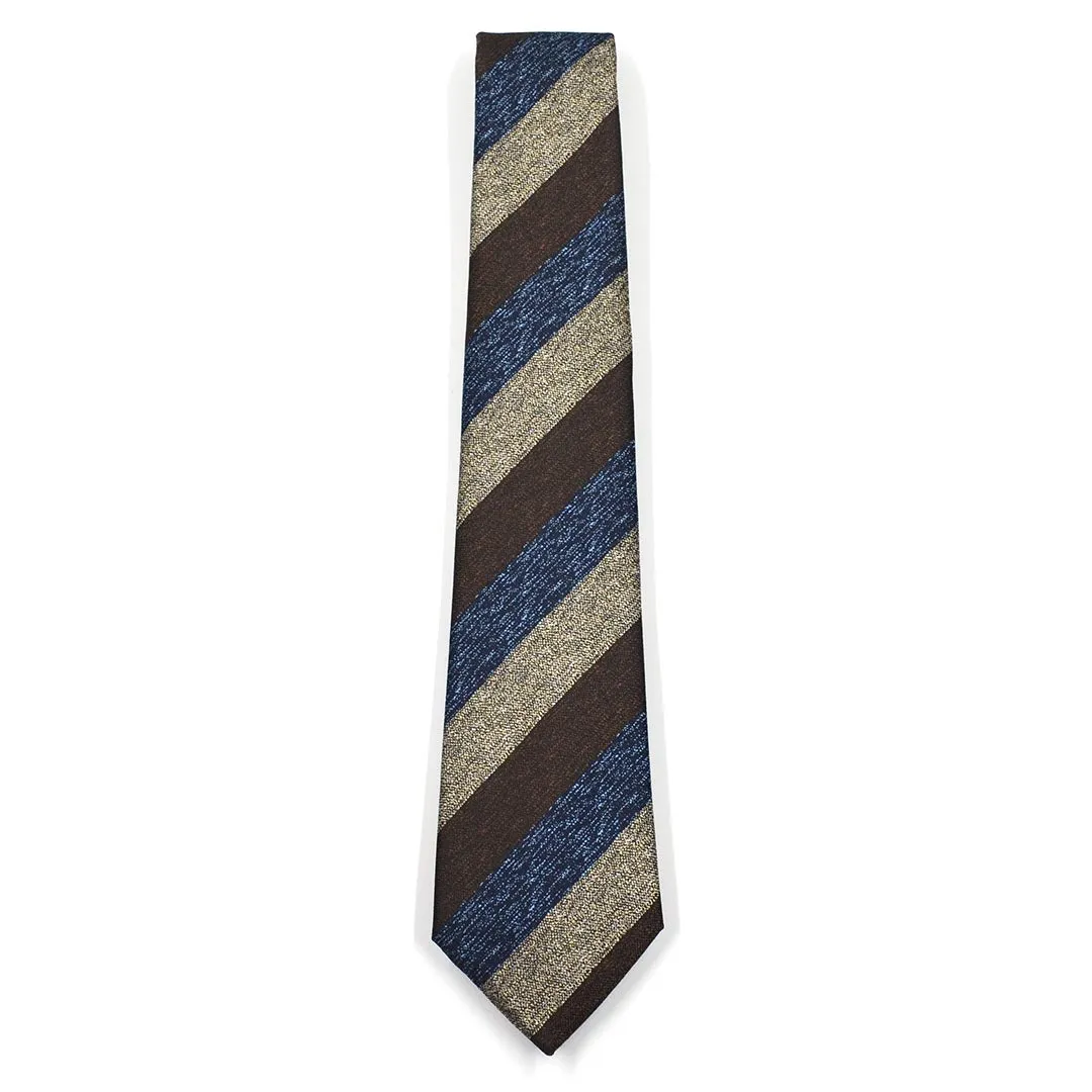 Triple Stripe Earth Metals Tie Set