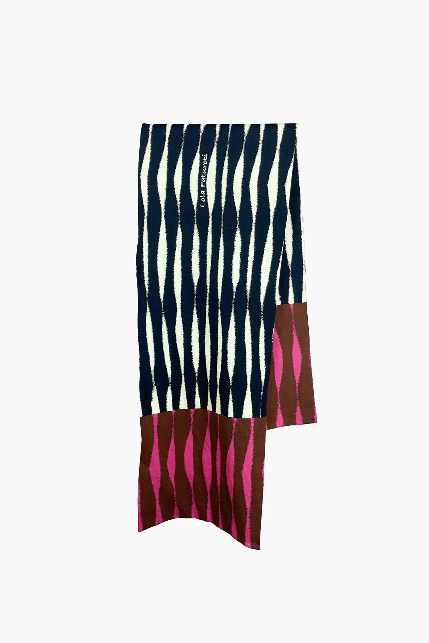 Twillight  Horizontal Scarf - Black