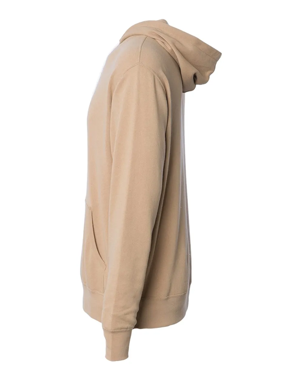 Unisex Lightweight Fitted Hooded Pullover Sweatshirt