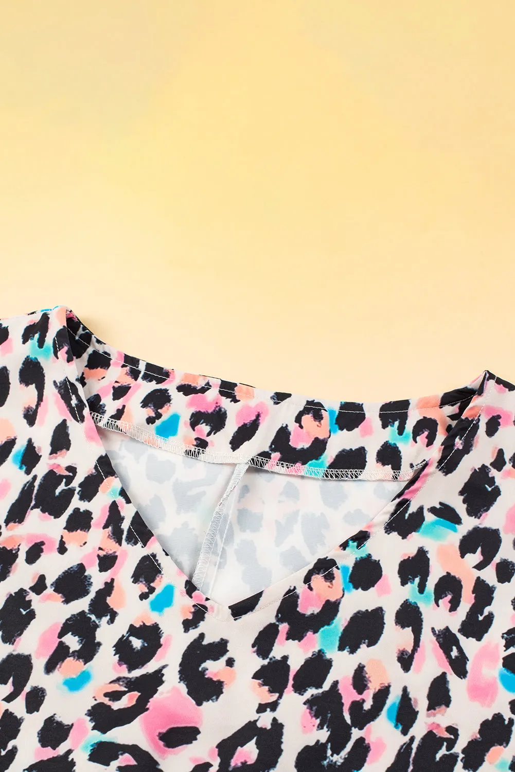 V Neck Batwing Sleeve Plus Size Top