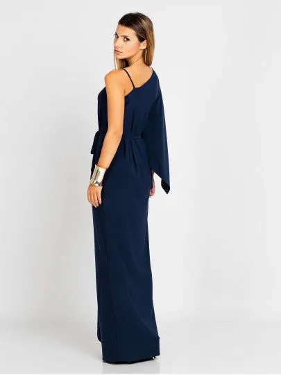 V-Neck Off Shoulder Dress