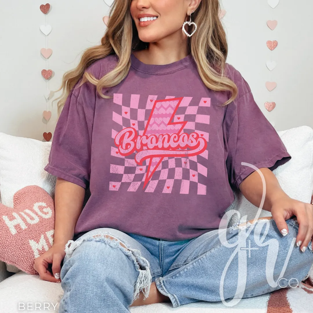 Valentine Bolt Broncos (Tees Sweatshirts)