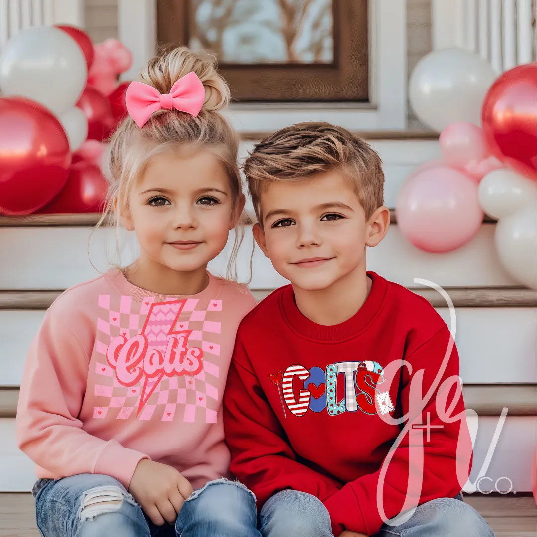 Valentine Bolt Broncos (Tees Sweatshirts)