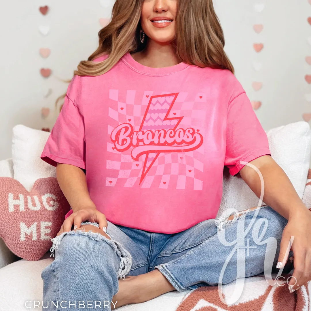 Valentine Bolt Broncos (Tees Sweatshirts)