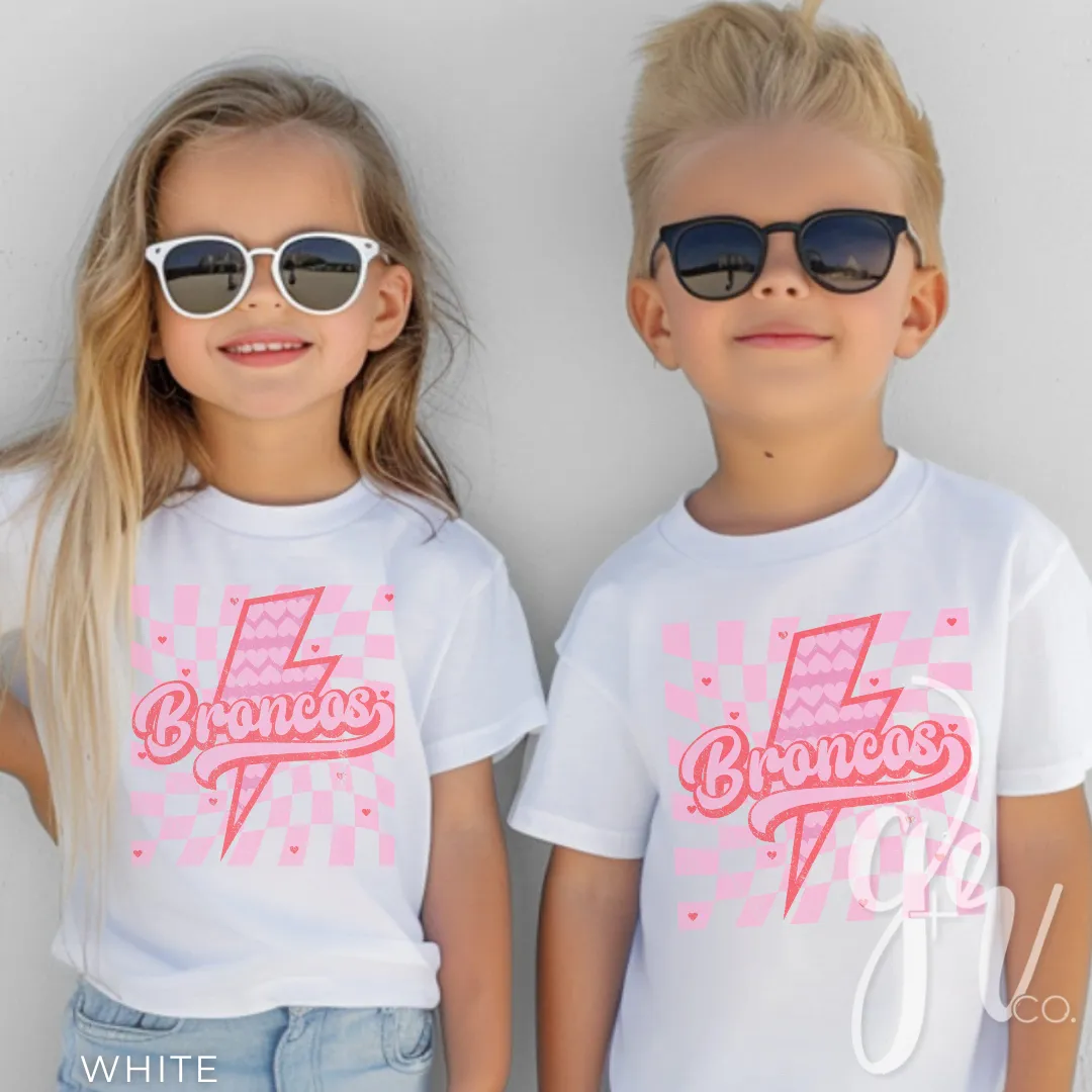Valentine Bolt Broncos (Tees Sweatshirts)