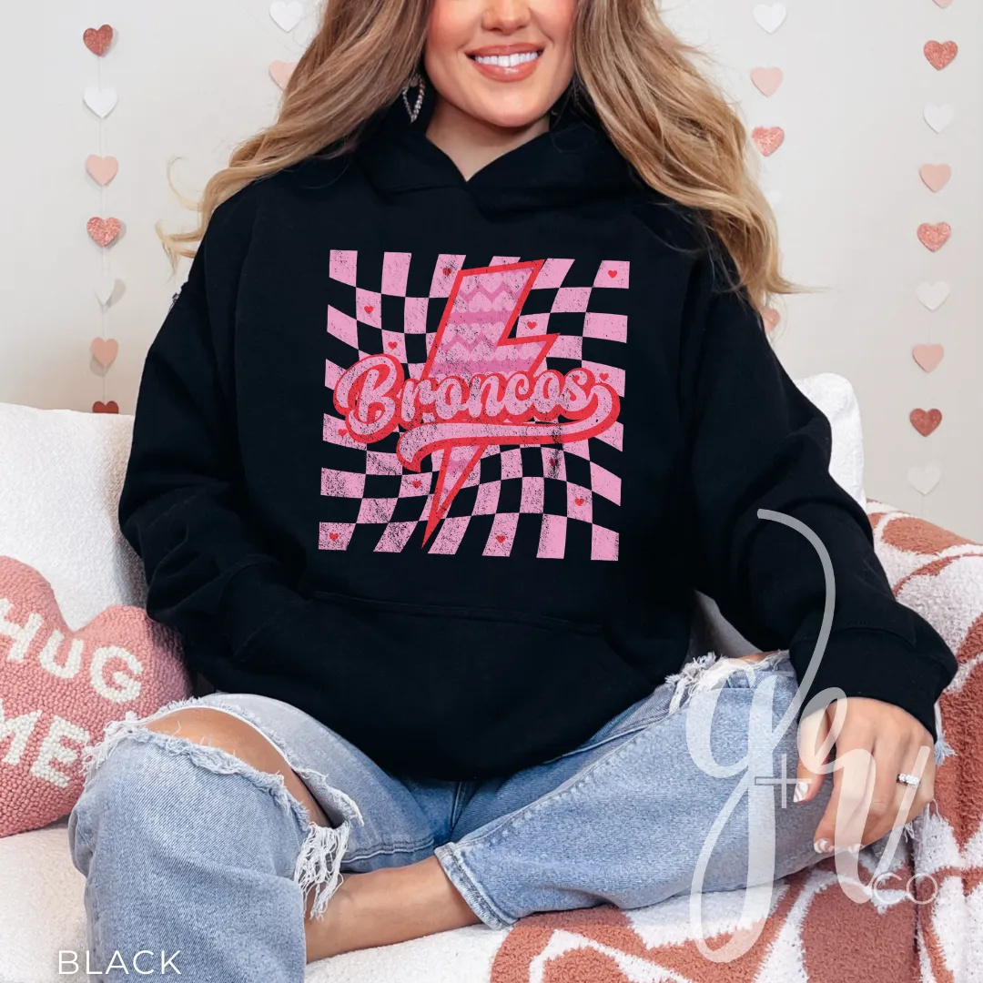 Valentine Bolt Broncos (Tees Sweatshirts)