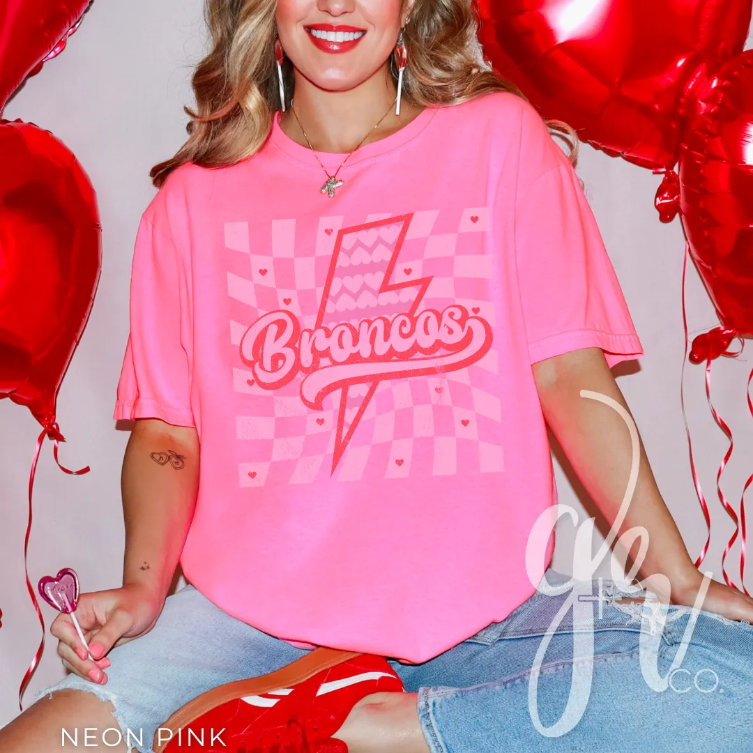 Valentine Bolt Broncos (Tees Sweatshirts)