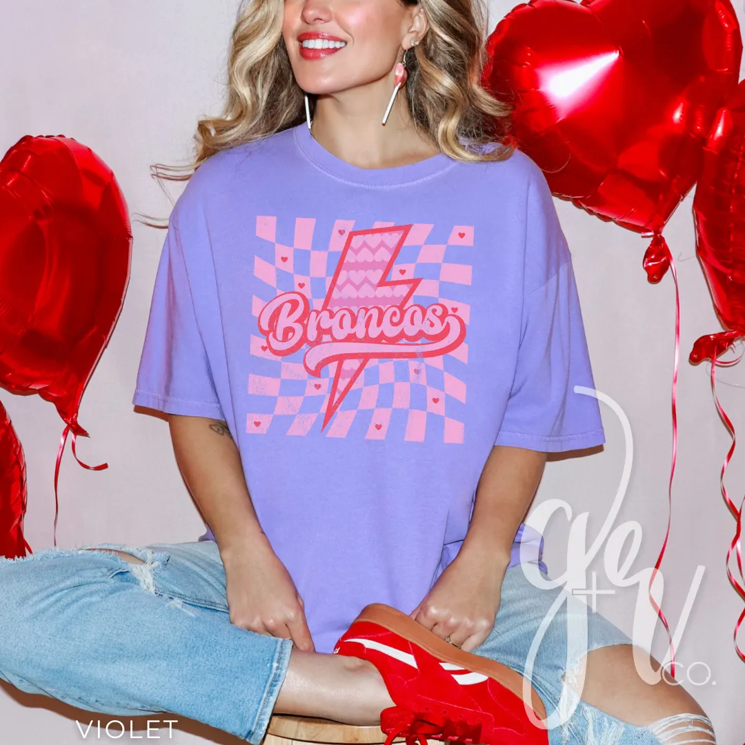 Valentine Bolt Broncos (Tees Sweatshirts)
