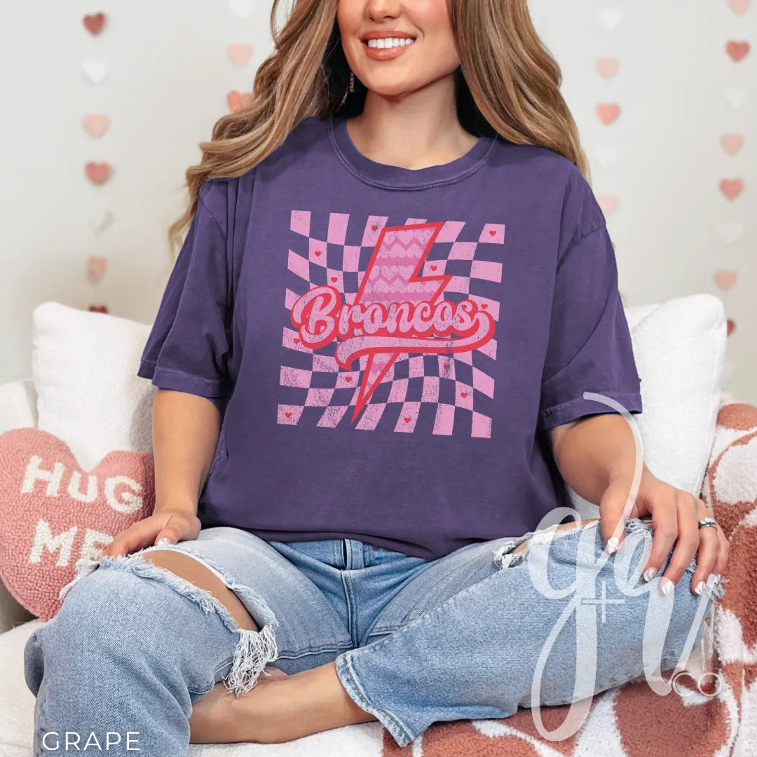 Valentine Bolt Broncos (Tees Sweatshirts)
