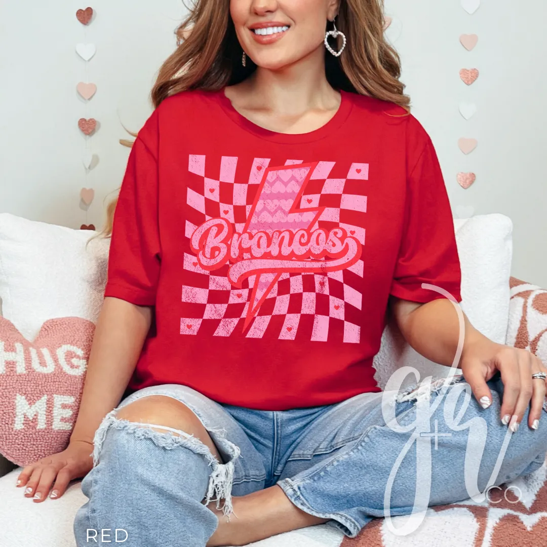 Valentine Bolt Broncos (Tees Sweatshirts)