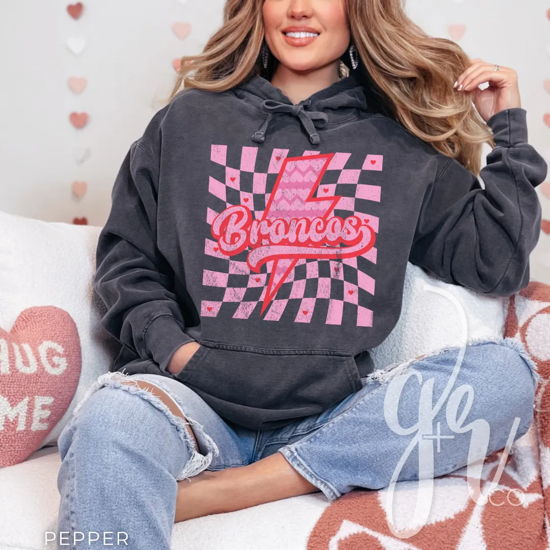 Valentine Bolt Broncos (Tees Sweatshirts)