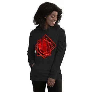 Vena Cava My Heart Is Lava Unisex Lightweight Hoodie