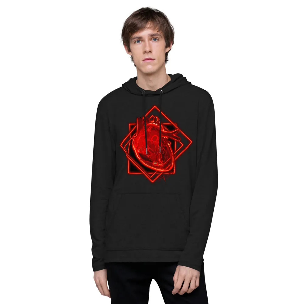 Vena Cava My Heart Is Lava Unisex Lightweight Hoodie