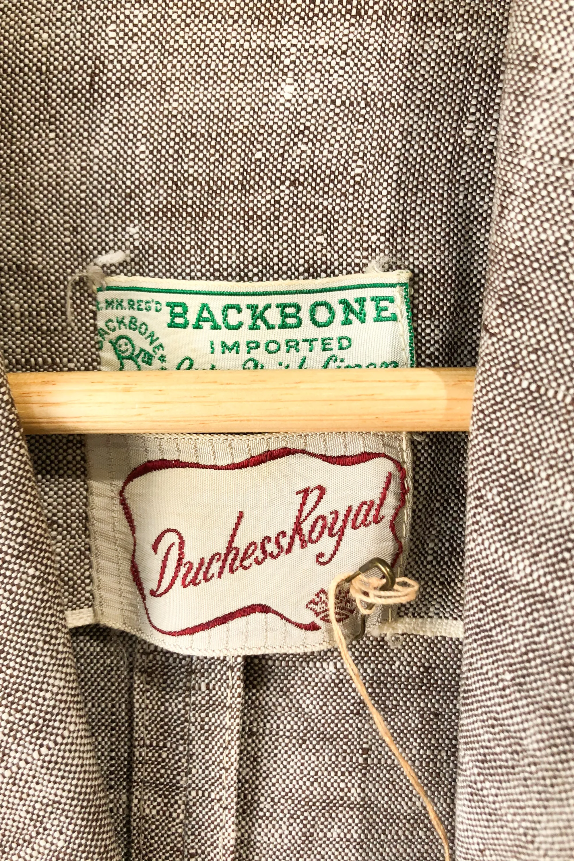 Vintage Duchess Royal Linen 2-pc Skirt Suit