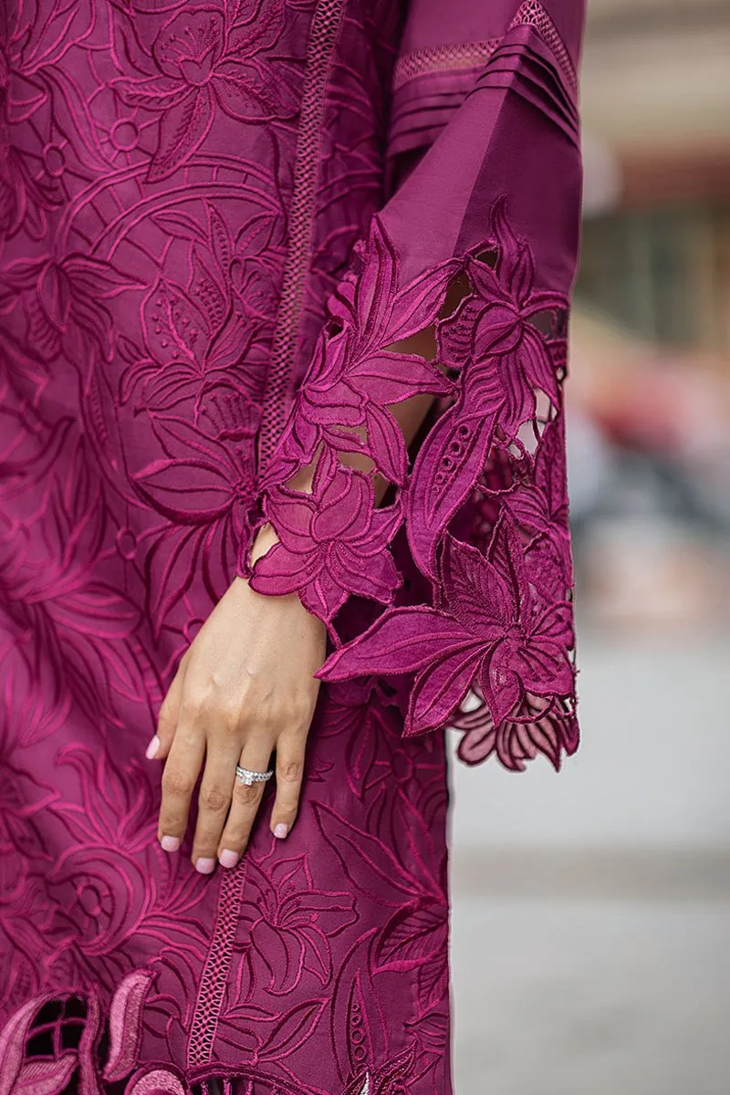 VIVID VIOLA | Mushq Broadway Winter Edit’21 | Unstitched Embroidered Linen Suits