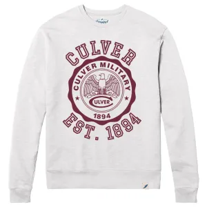 Weathered Terry Crew -White