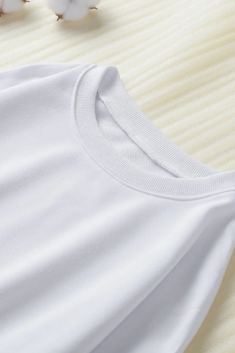 White Oversized Sweatshirt
