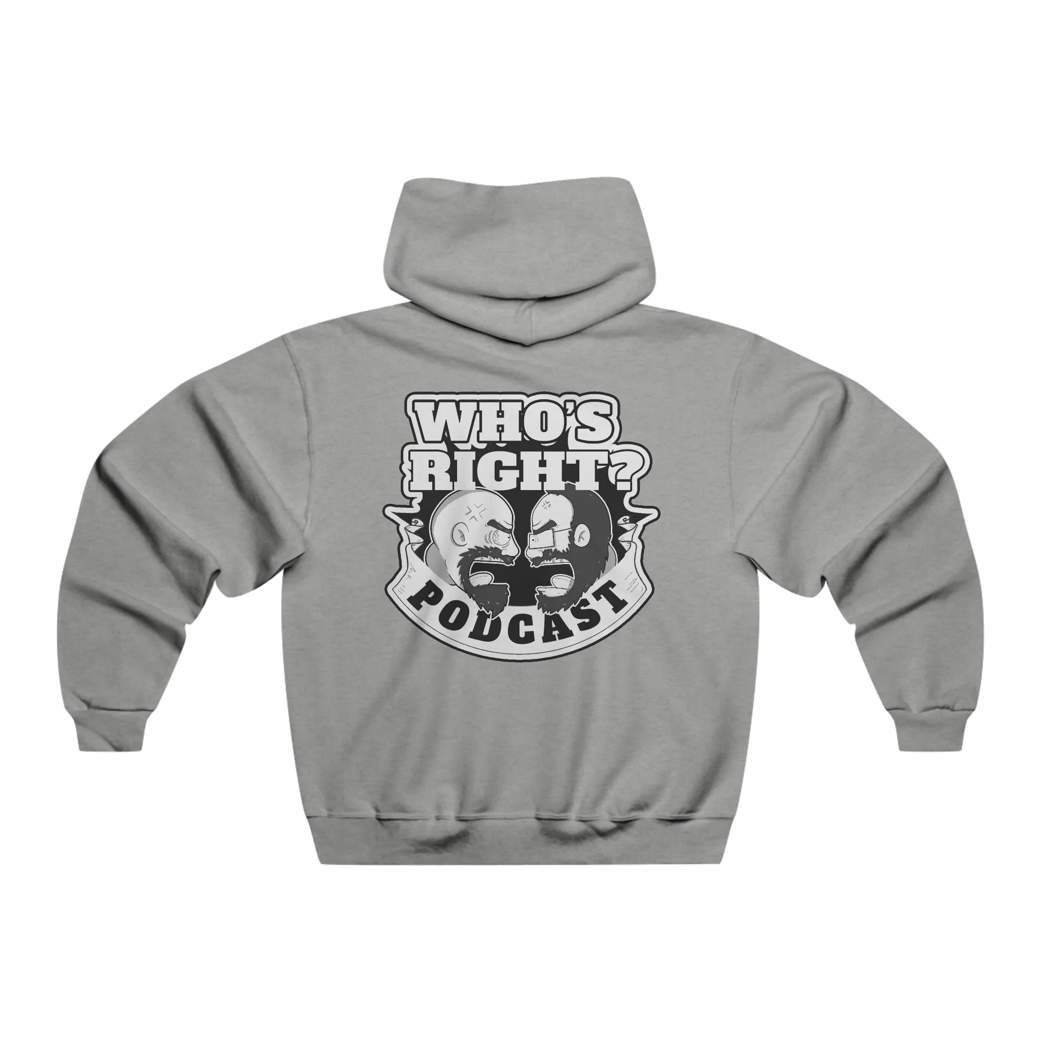 Who's Right Logo (Angry Heads) Hoodie