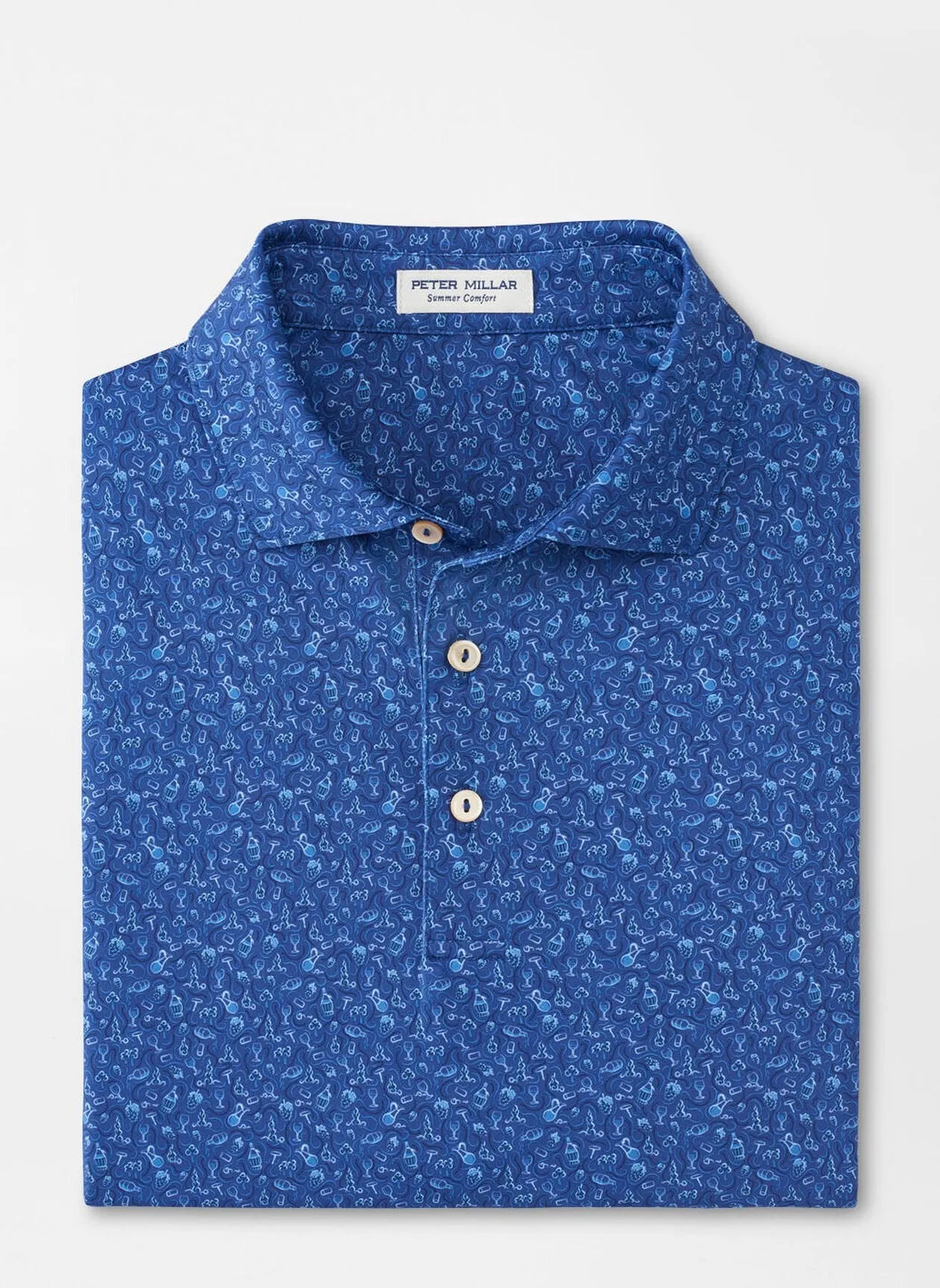 Wine Country Performance Jersey Polo (Sport Navy)