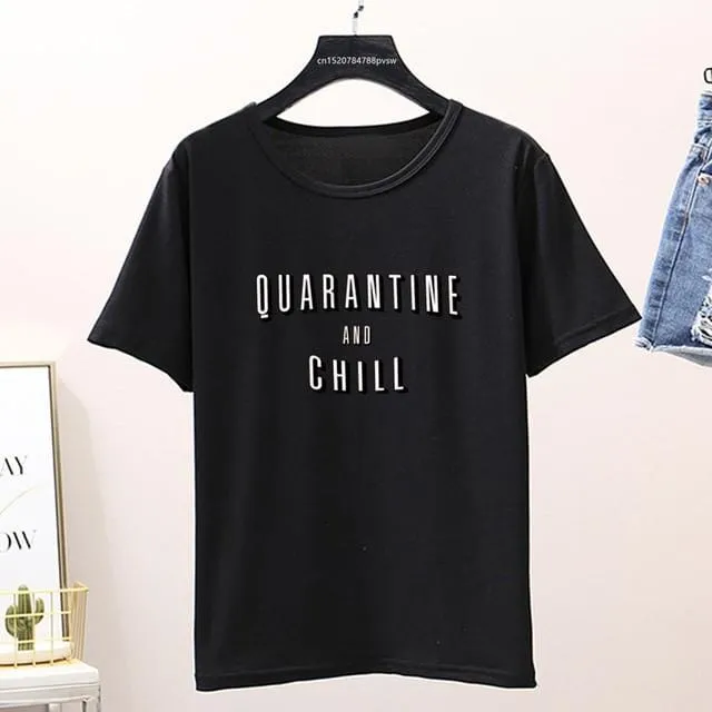Women Funny Quarantine Shirts
