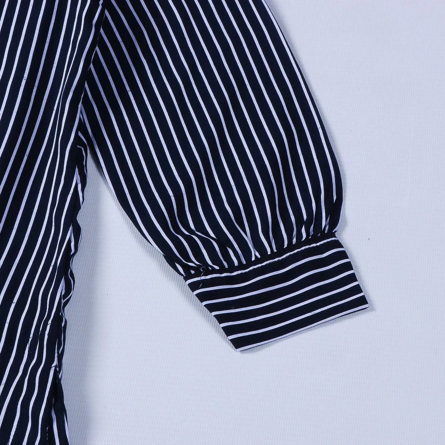 Women's 2Pcs Printed Suit Color Navy-Blue
