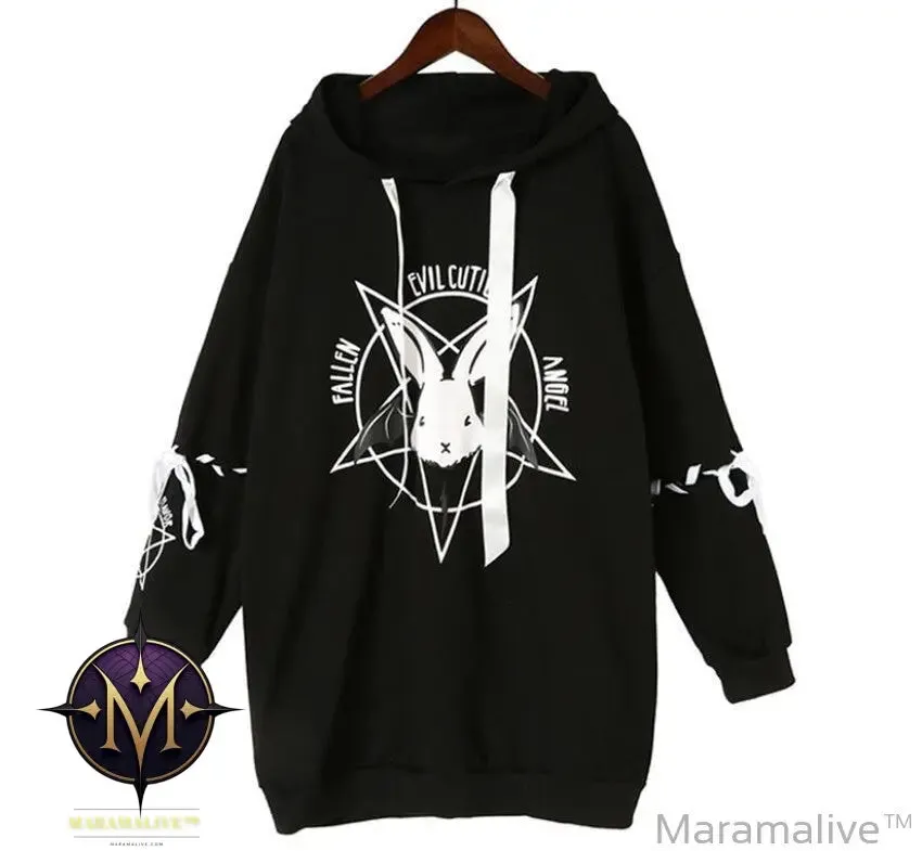 Women's Loose Hoodie Fall Winter Mid-length