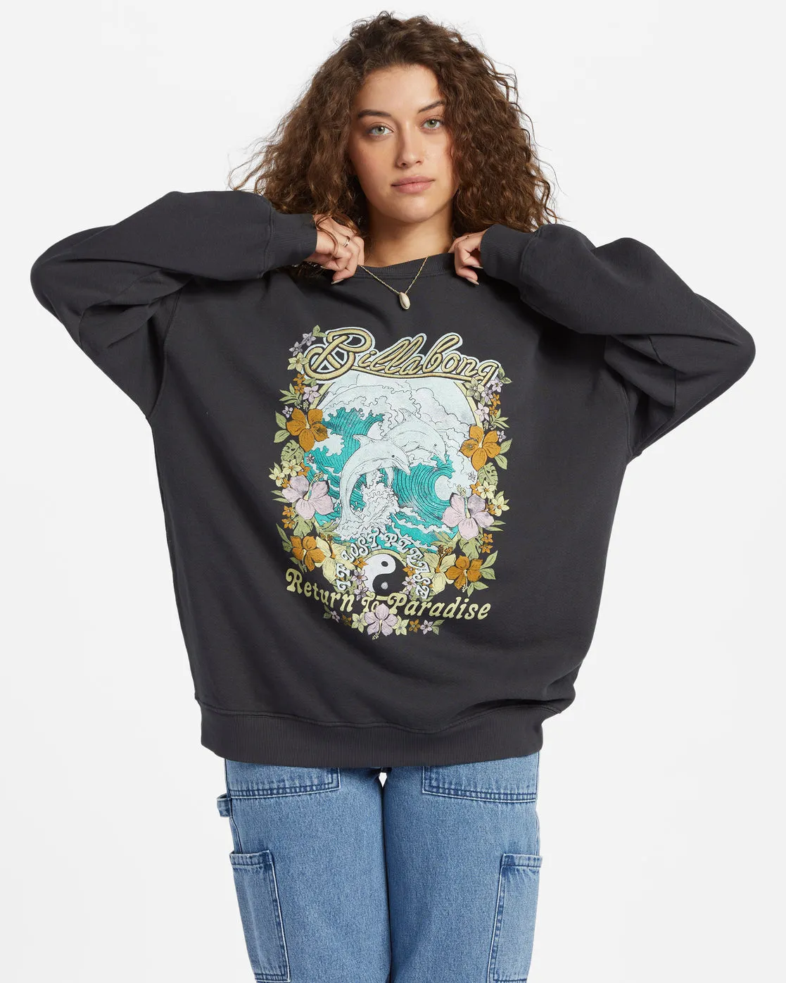 Women's Oversized Ride In Crew Neck