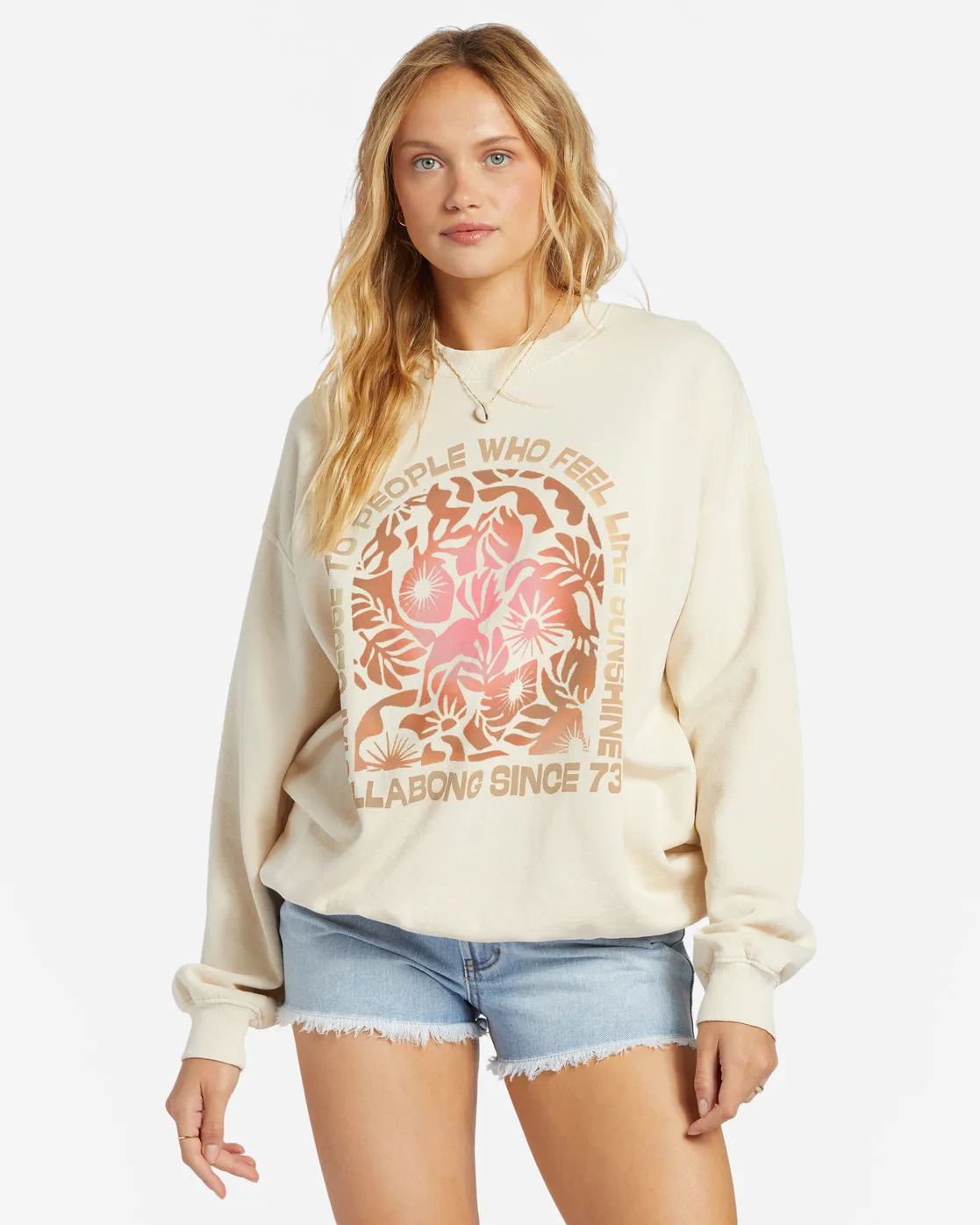 Women's Oversized Ride In Crew Neck