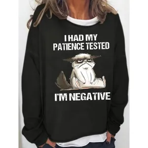 Women's Sweatshirt Pullover Streetwear Cat