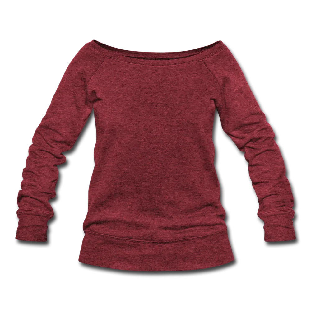 Women's Wideneck Sweatshirt (Personalize)