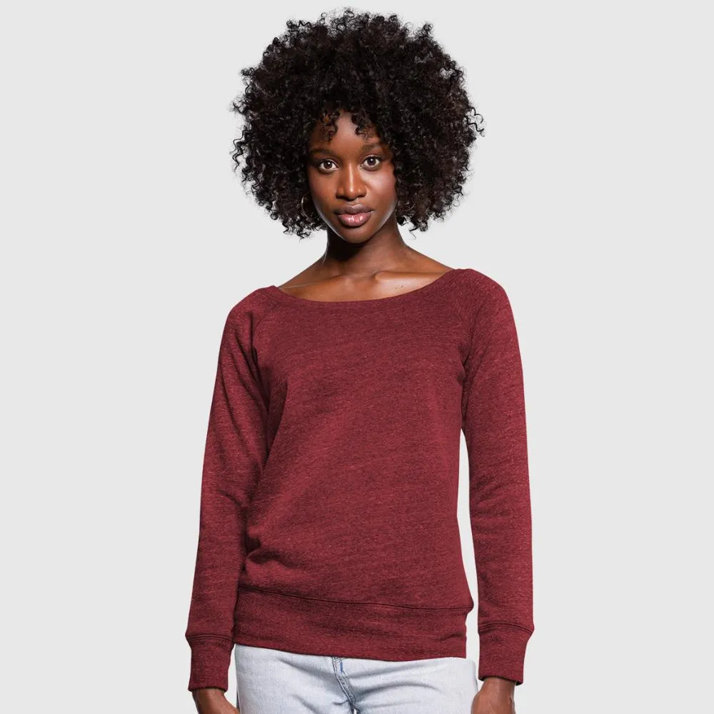 Women's Wideneck Sweatshirt (Personalize)