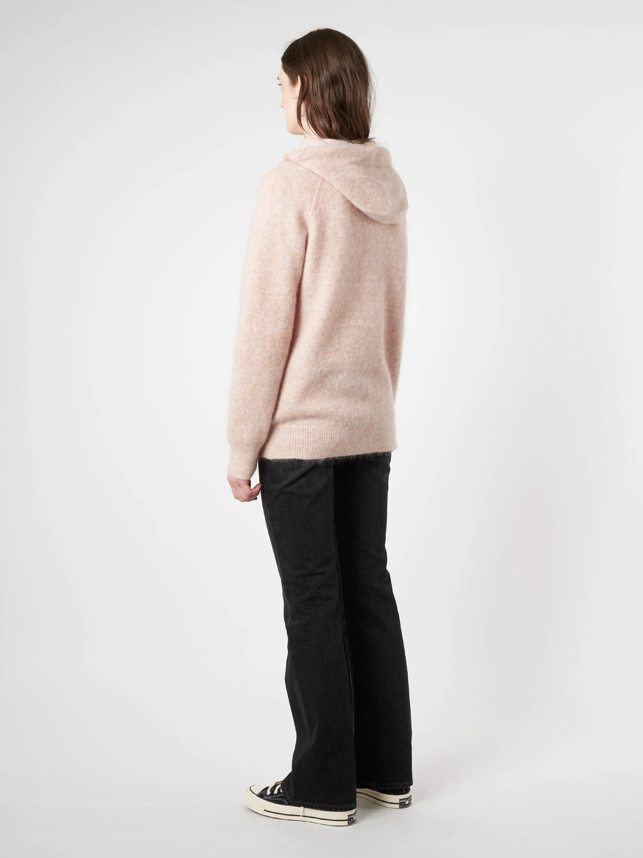 Wool Crew Neck Cardigan