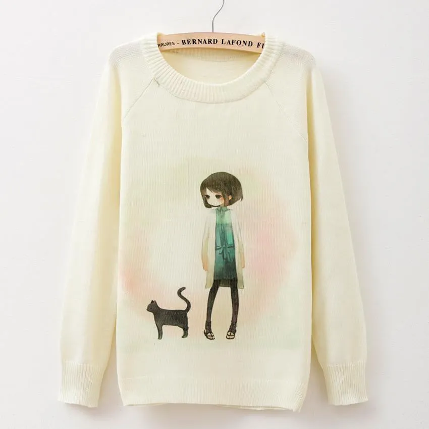 Wool Warm Women Coat Female Coat Pullovers Women Turtlenecks Women'S Turtleneck cardigan