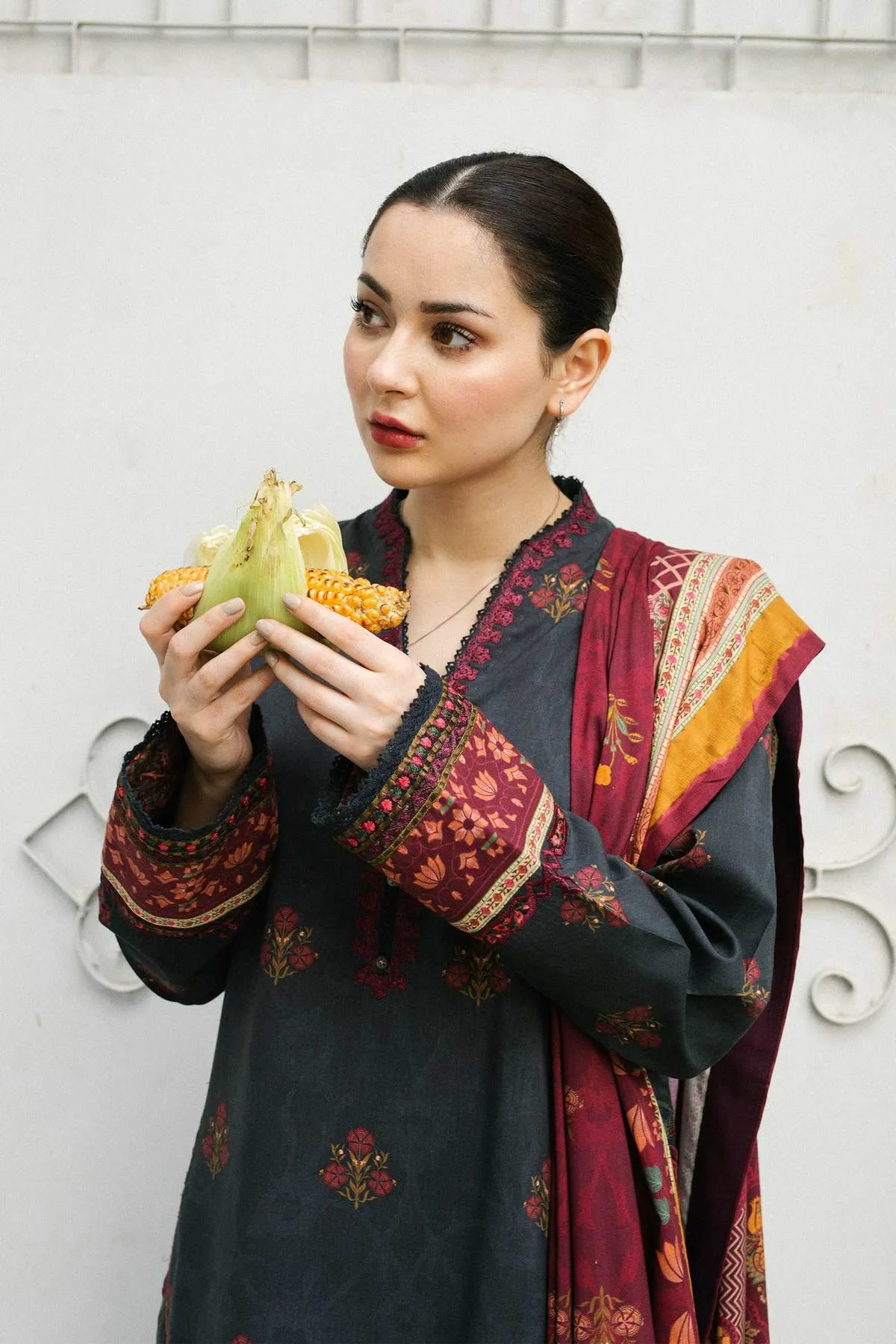 ZW21-5A |  Zara Shahjahan Coco Winter 2021 Collection | Unstitched Embroidered linen Suits